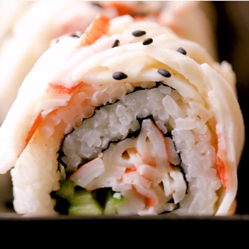 Bước 5 Thành phẩm Sushi thanh cua