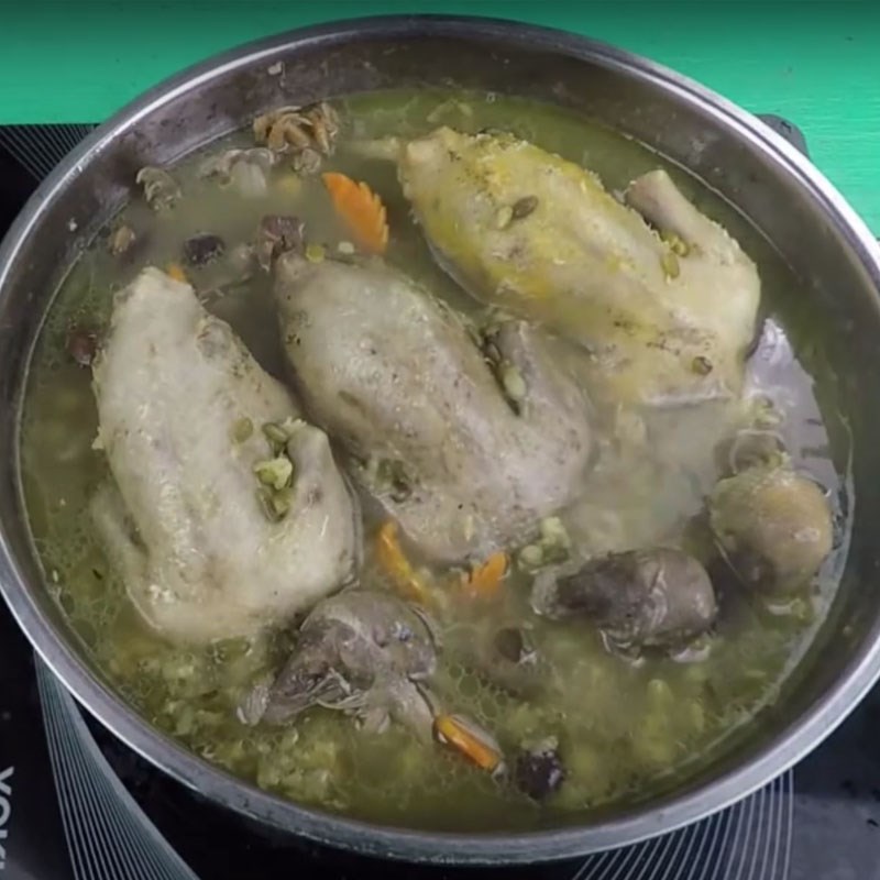 Bước 4 Thành phẩm Bồ câu hầm đậu xanh