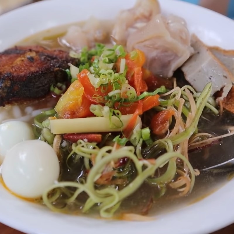 Bước 6 Thành phẩm Bánh canh cá ngừ