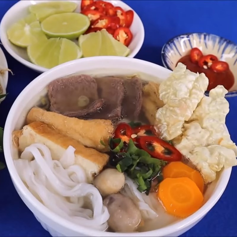 Bước 6 Thành phẩm Phở chay bò lát