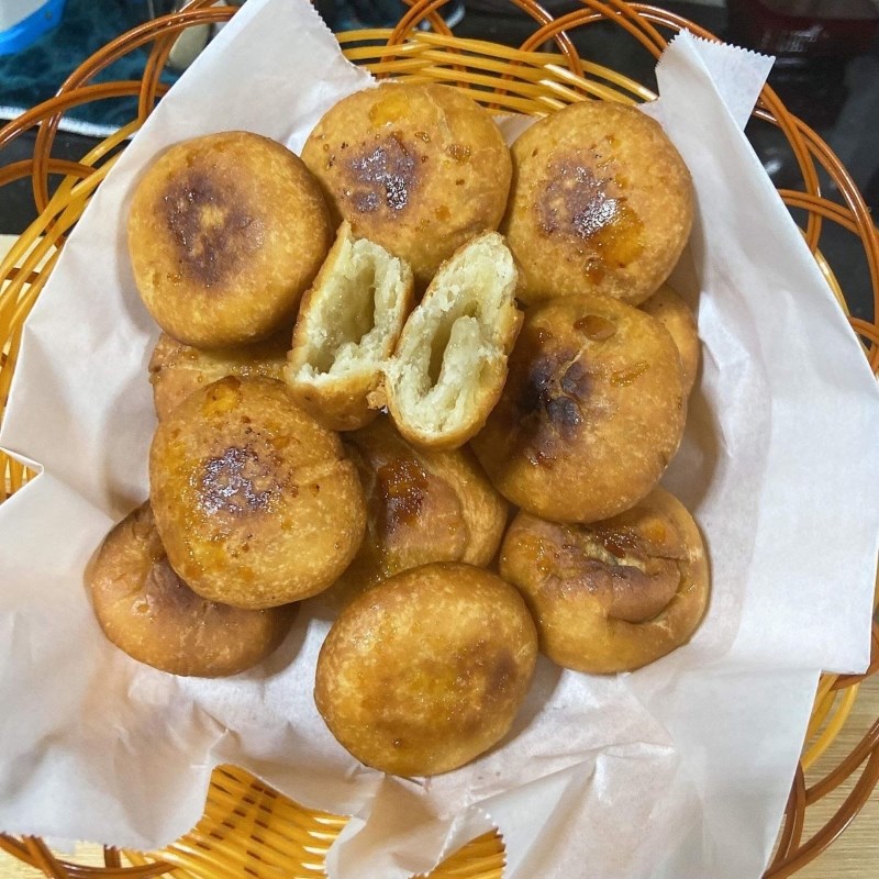 Bước 5 Thành phẩm Bánh bột mì chiên nhân đường