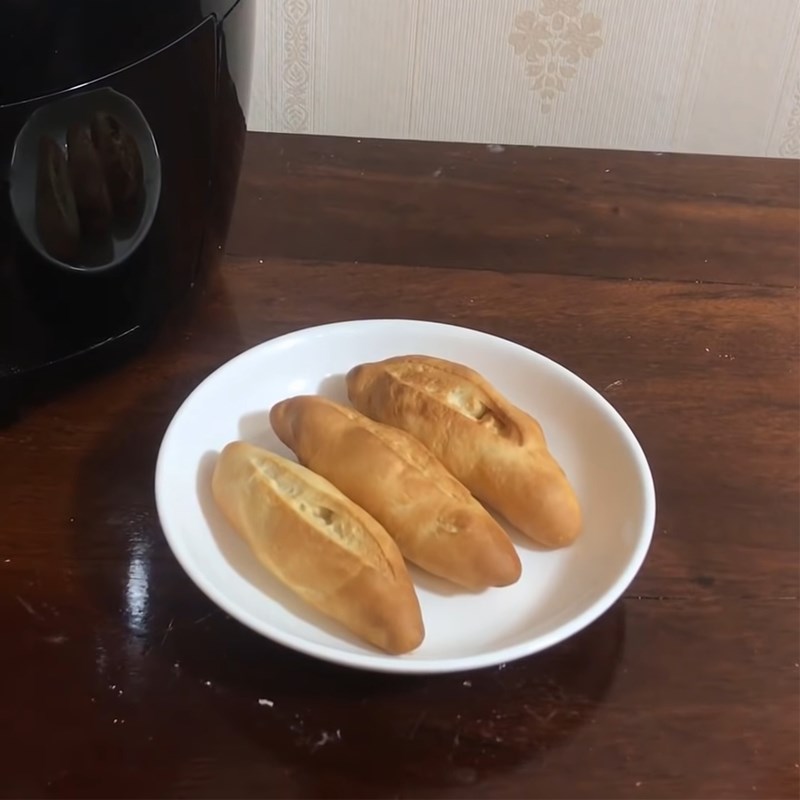 Bước 5 Thành phẩm Bánh mì đặc ruột bằng nồi chiên không dầu