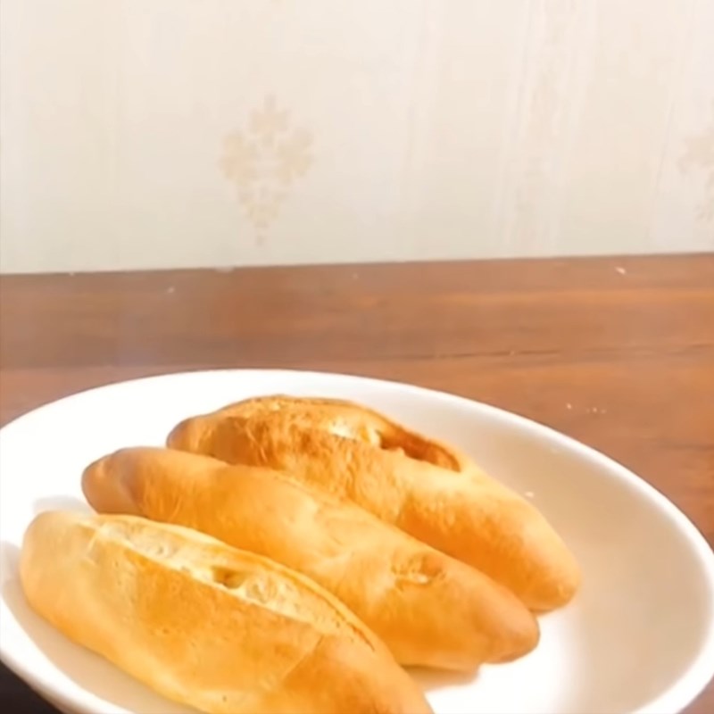 Bước 5 Thành phẩm Bánh mì đặc ruột bằng nồi chiên không dầu