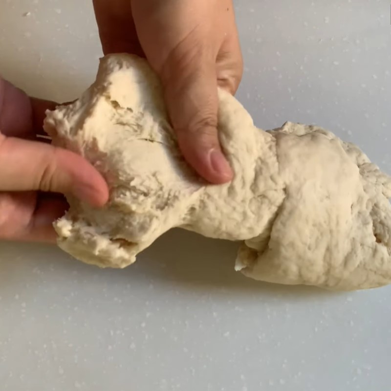 Bước 1 Trộn bột bánh bao Bánh bao socola 2 lớp