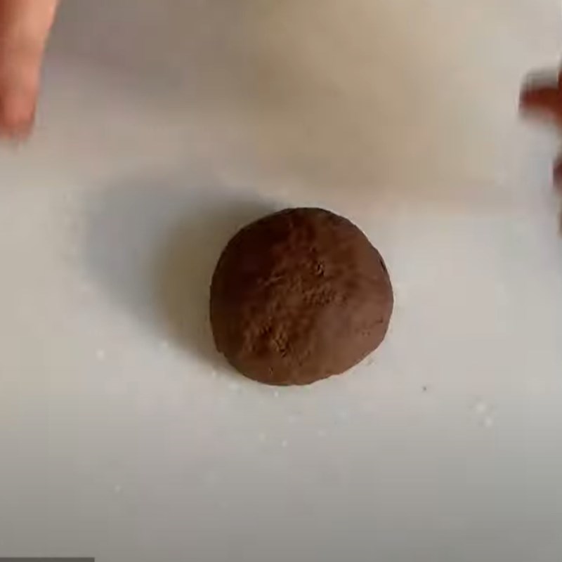 Bước 2 Trộn bột bánh bao socola Bánh bao socola 2 lớp