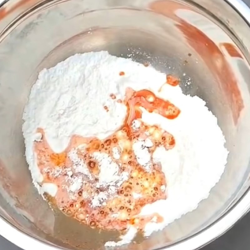 Bước 3 Trộn bột làm bánh bao Bánh bao quả cam