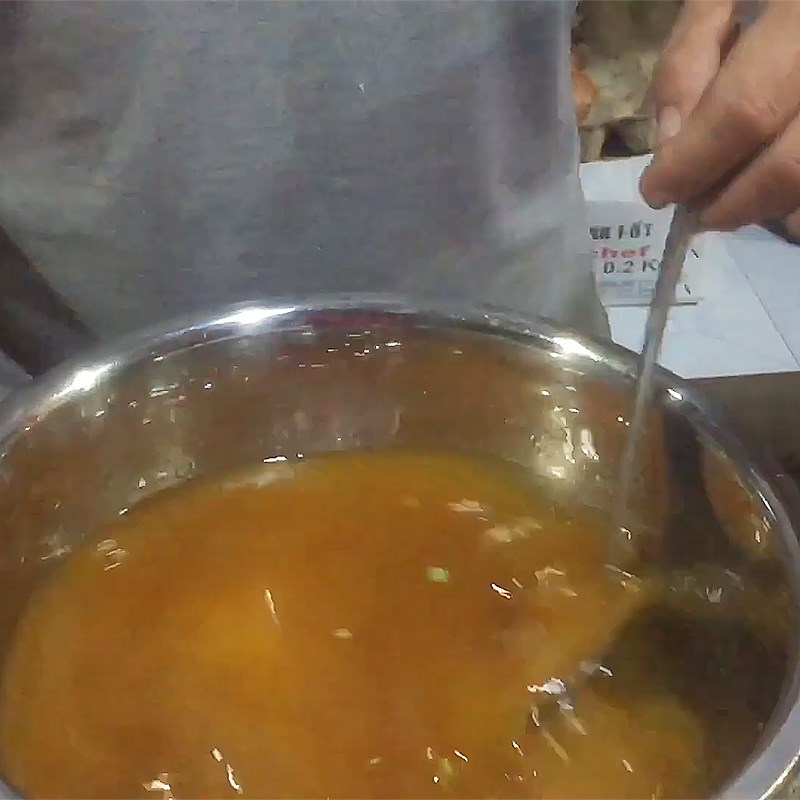 Bước 1 Trộn nước mắm Nước chấm mắm chua cay