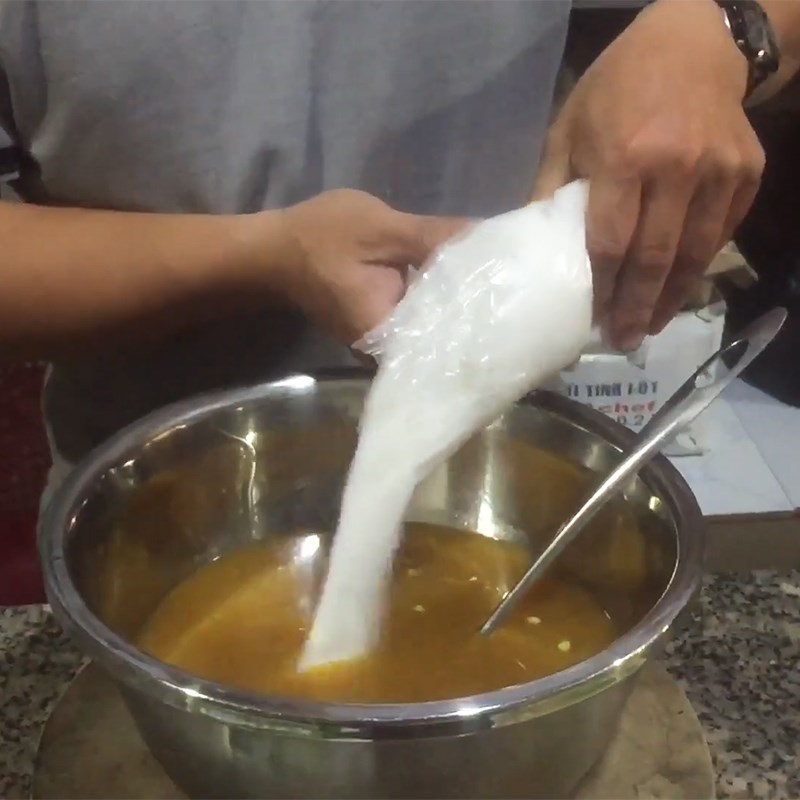 Bước 1 Trộn nước mắm Nước chấm mắm chua cay