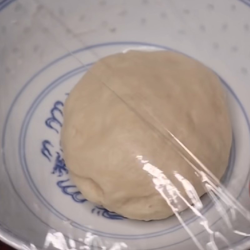 Bước 2 Trộn và nhồi bột làm vỏ bánh Bánh pía sầu riêng đậu xanh
