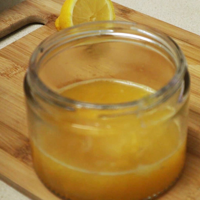 Bước 1 Vắt nước cam và chanh Nước ép cam mật ong