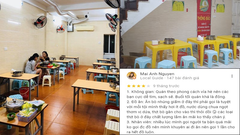 Quán Lẩu Bò Nhúng Dấm 999