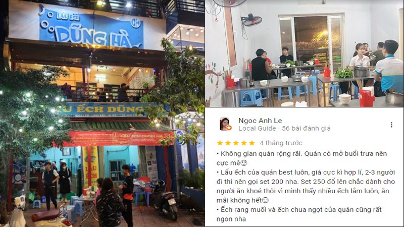 Quán Lẩu Ếch Dũng Hà