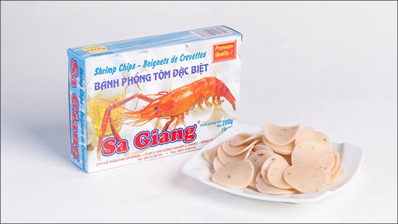 Bánh phồng tôm Sa Giang