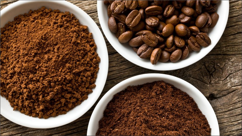 Màu của bột cà phê