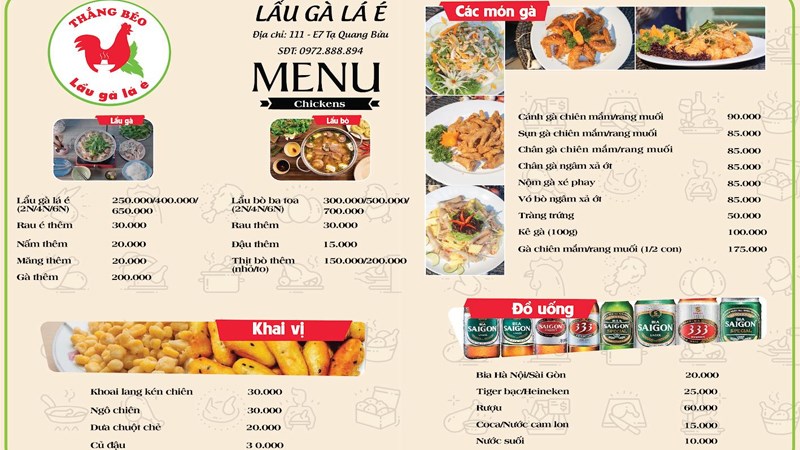 Quán Lẩu Gà Lá É É É Thắng Béo