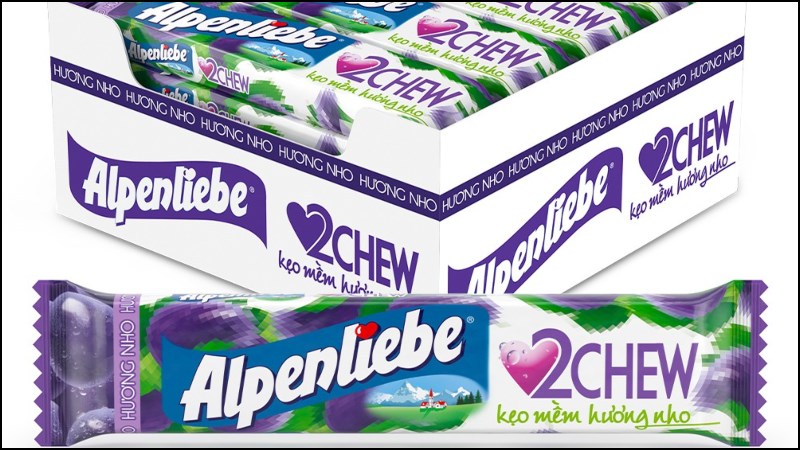 Kẹo mềm Alpenliebe hương nho