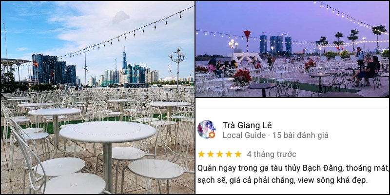 Không gian quán Waterbiz Café