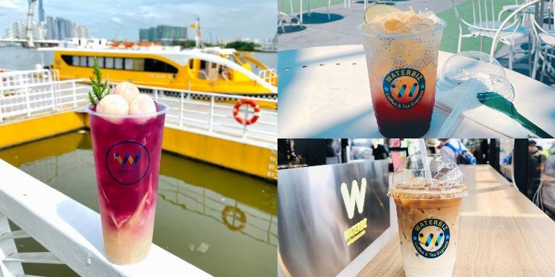 Thức uống tại quán Waterbiz Café