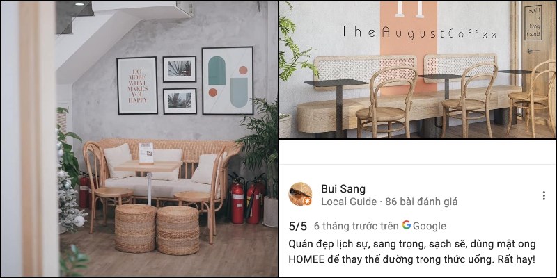 Không gian tại The August Coffee