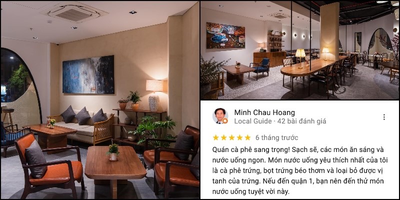 Không gian quán cafe The Running Bean