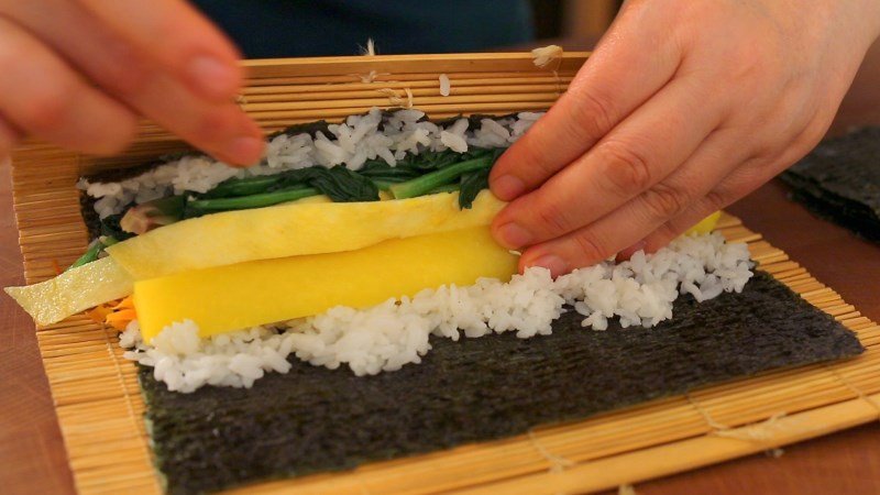 Lưu ý khi làm kimbap Hàn Quốc