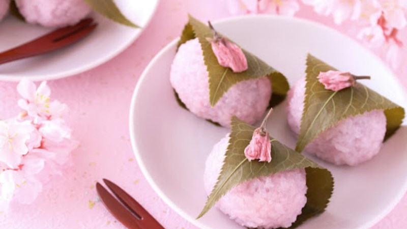 bánh Sakura mochi