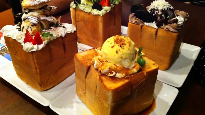 bánh mì nướng mật ong