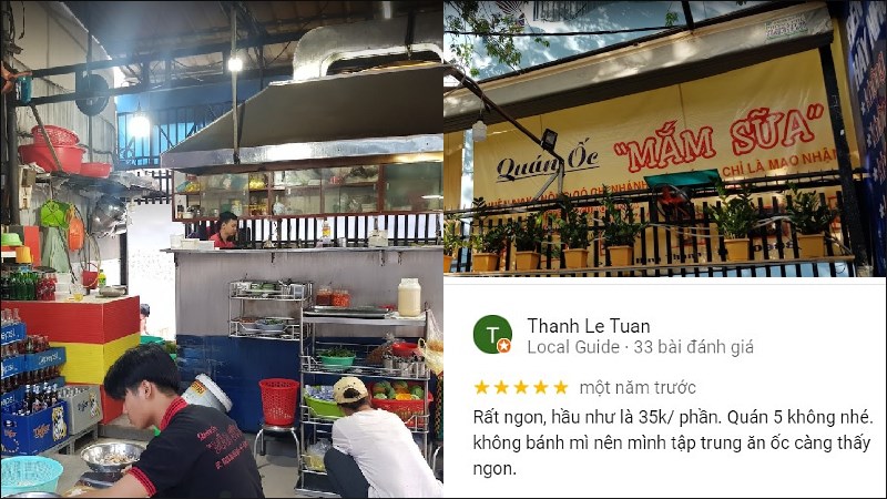 Quán Ốc Mắm Sữa