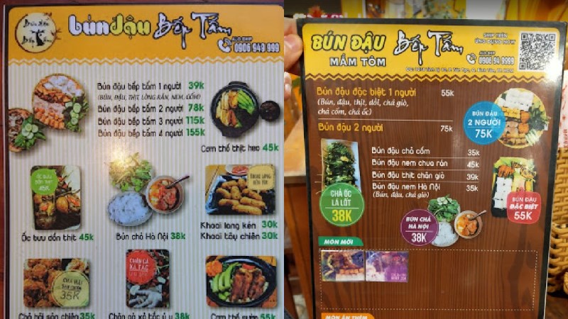 Quán Bún Đậu Bếp Tấm 