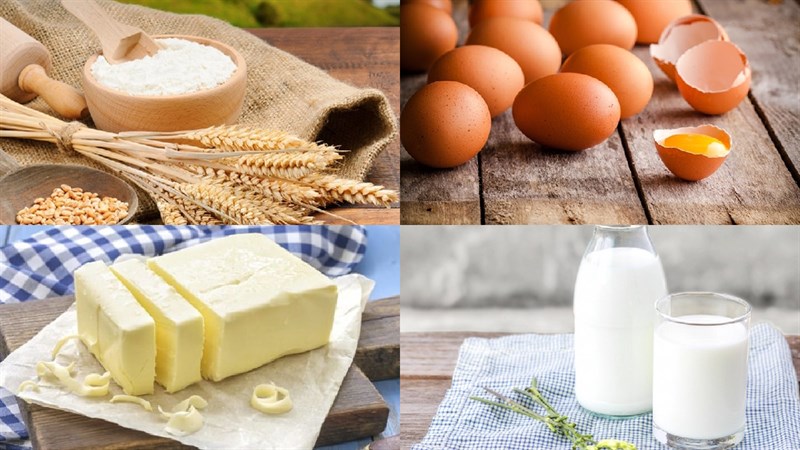 Nguyên liệu làm bánh Napoleon