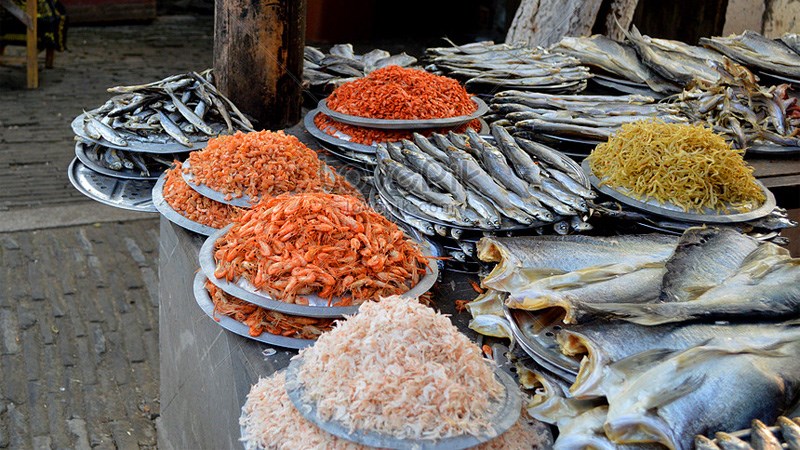 Các hải sản khô