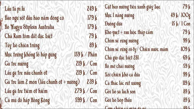 Quán nướng 281