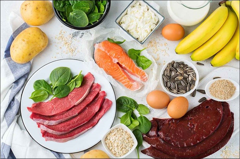 Vitamin B6 tốt cho người bạc tóc