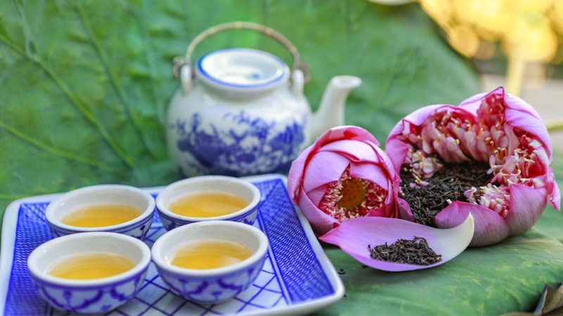 Trà hoa sen