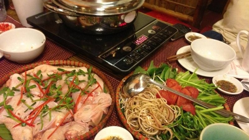 Món ăn tại quán ốc Vi Sài Gòn