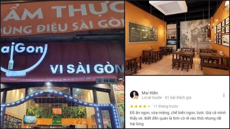 Quán ốc Vi Sài Gòn