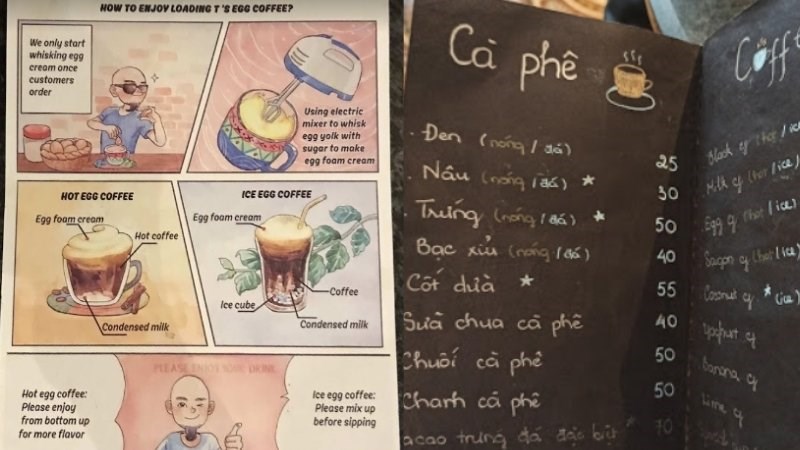 Menu quán Loading T Café