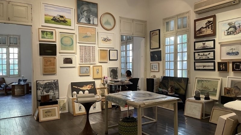 Không gian quán Manzi Art Space