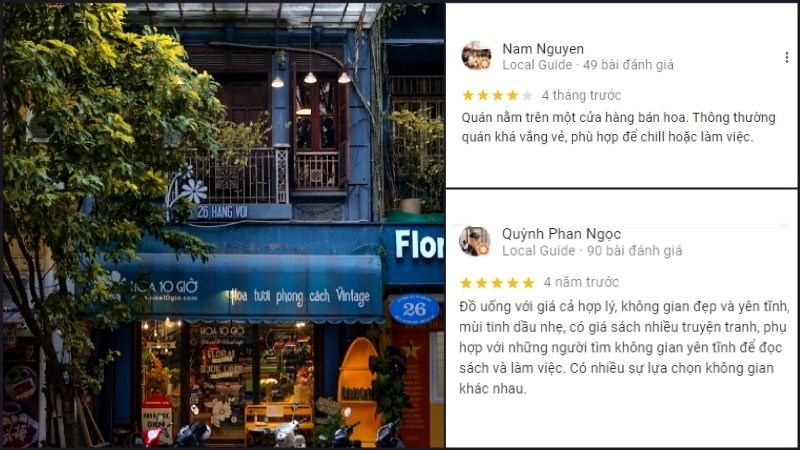 Quán Hoa10Giờ Floral & Book Café