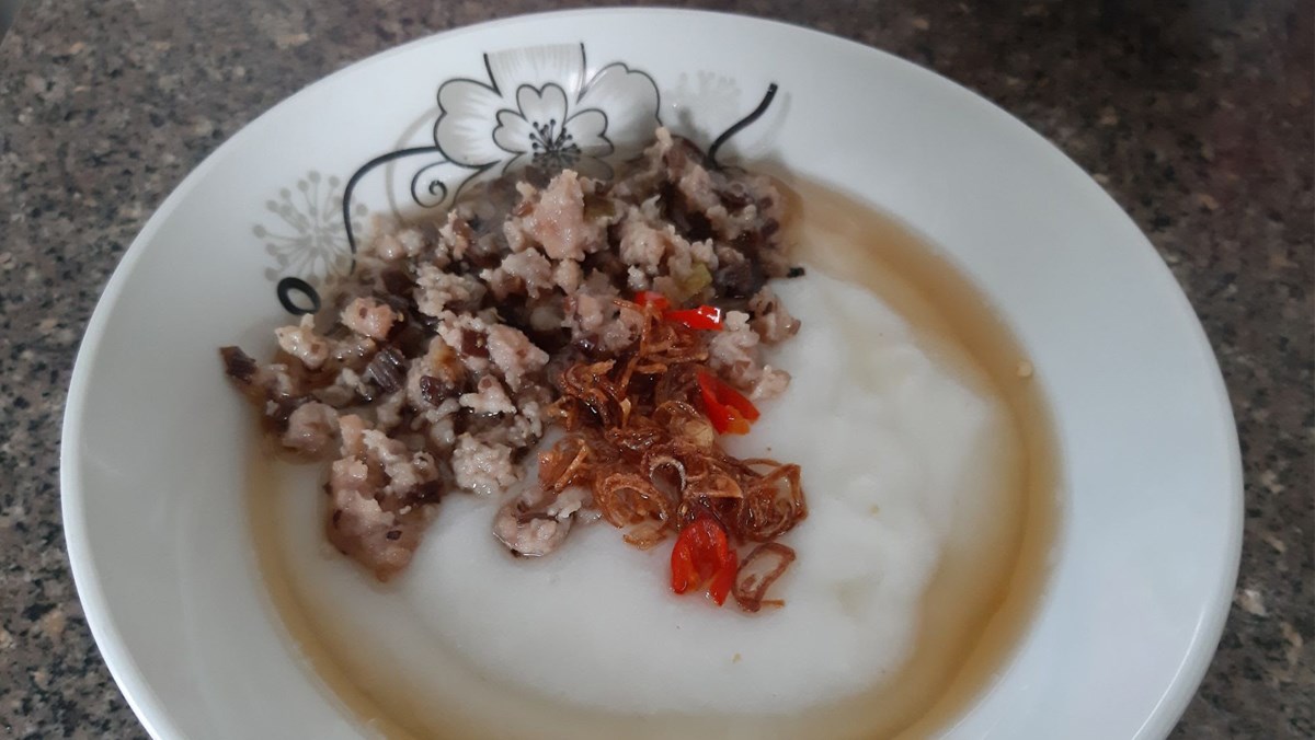 Bánh đúc bằng cơm nguội