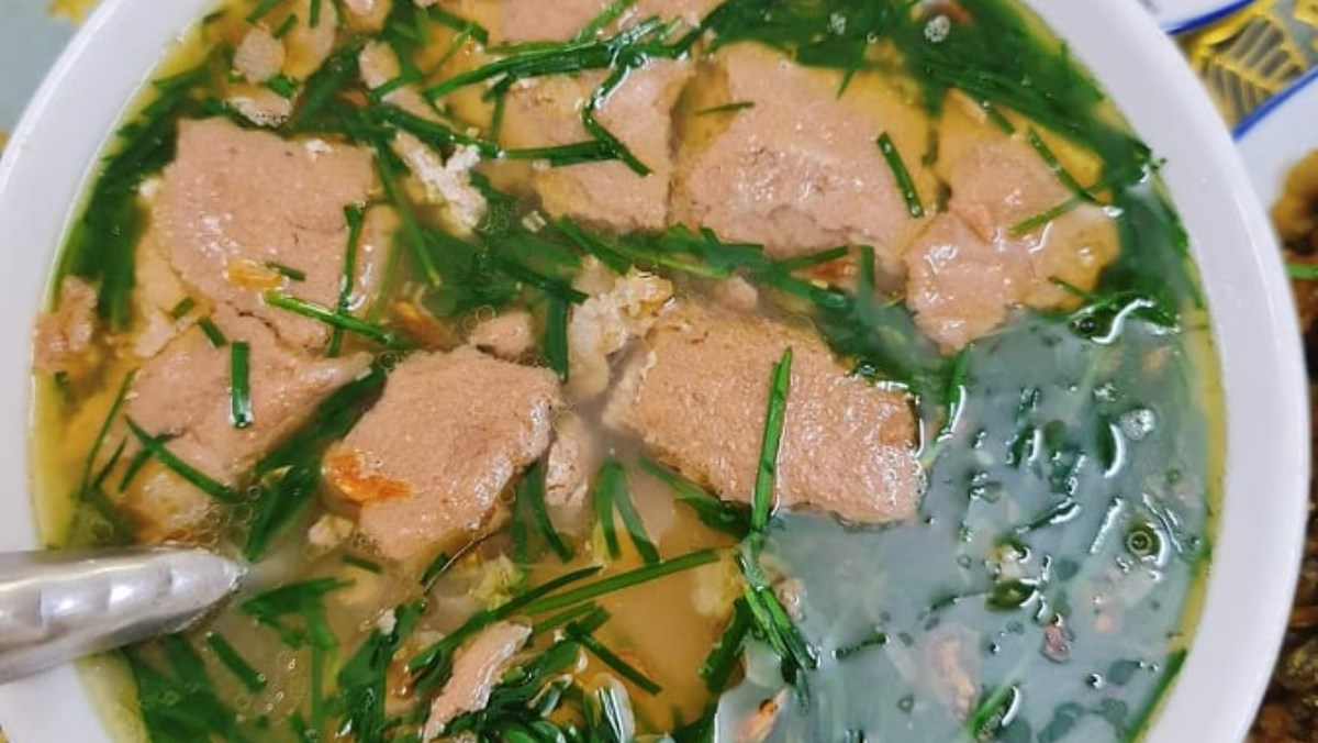 Canh riêu cua nấu mẻ