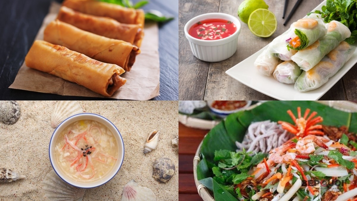 Các món khai vị tiệc cưới