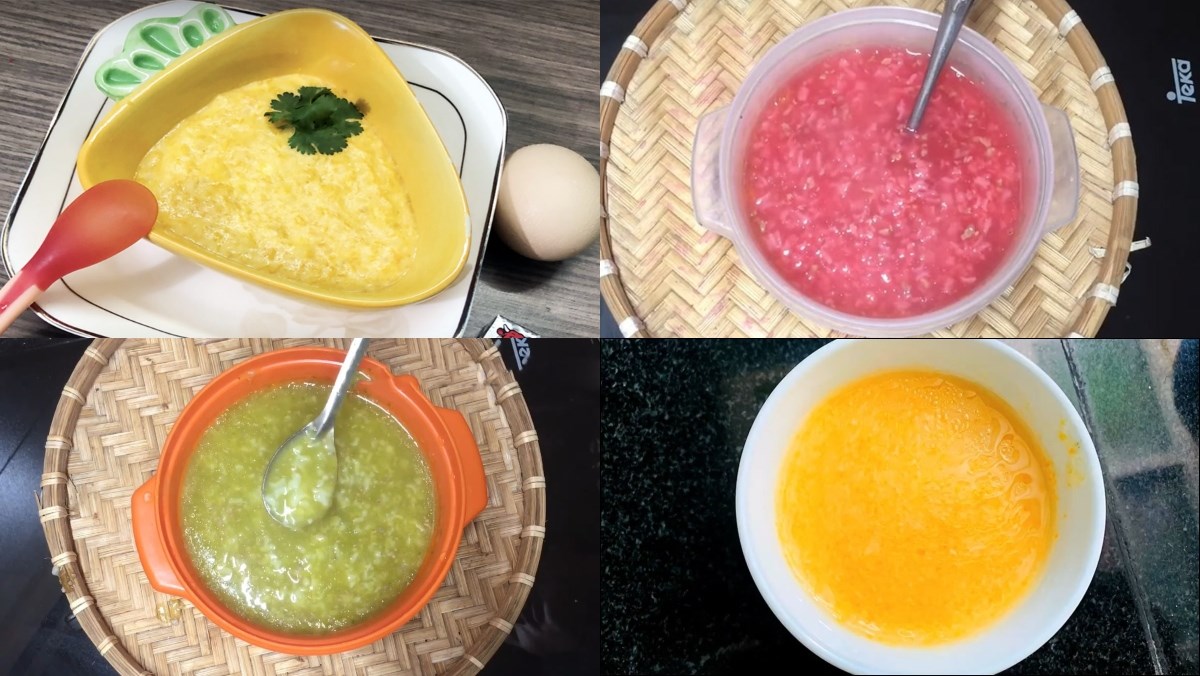 Thực đơn ăn dặm cho bé 5 - 6 tháng