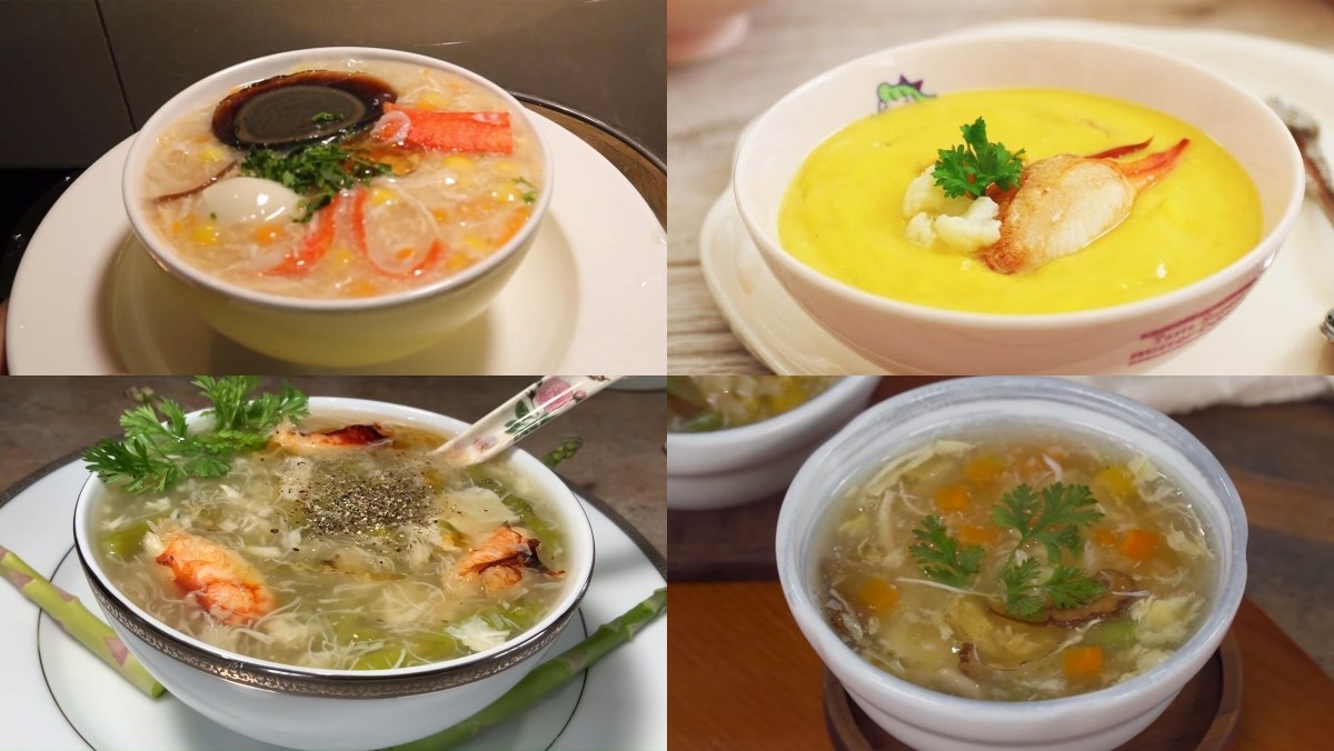 10 cách nấu súp cua