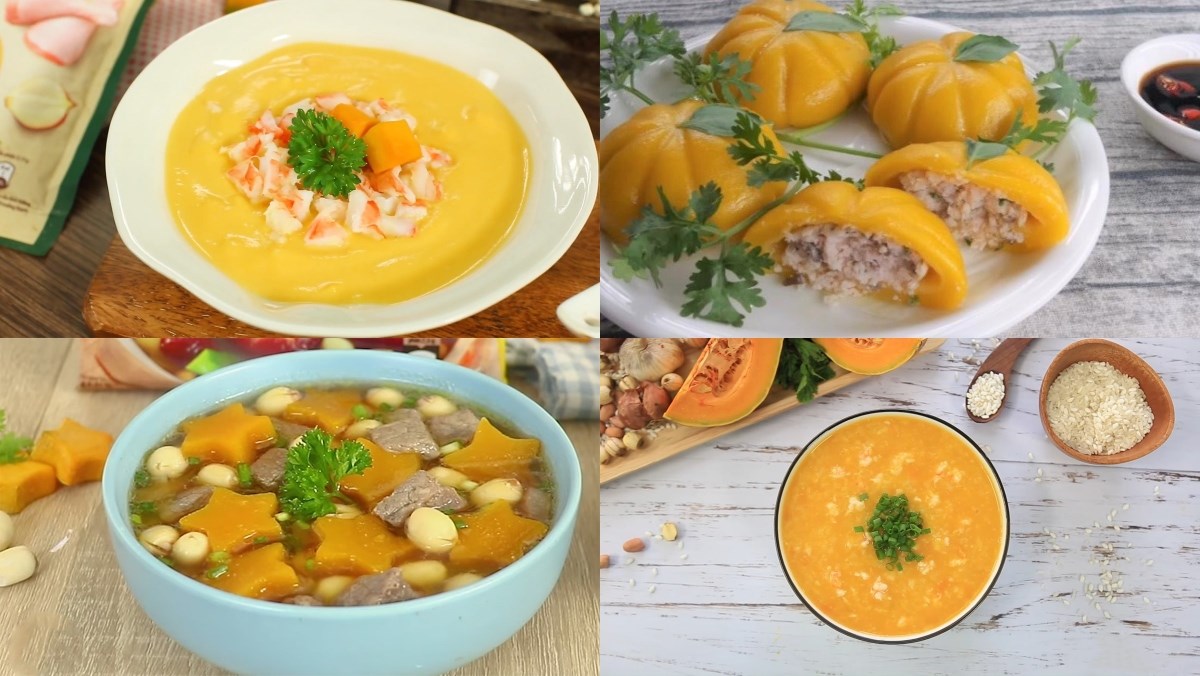 Món mặn từ bí đỏ