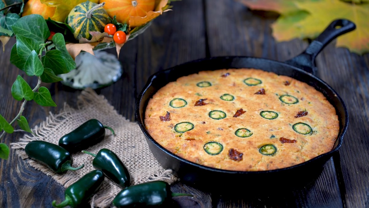 Bánh cornbread mặn