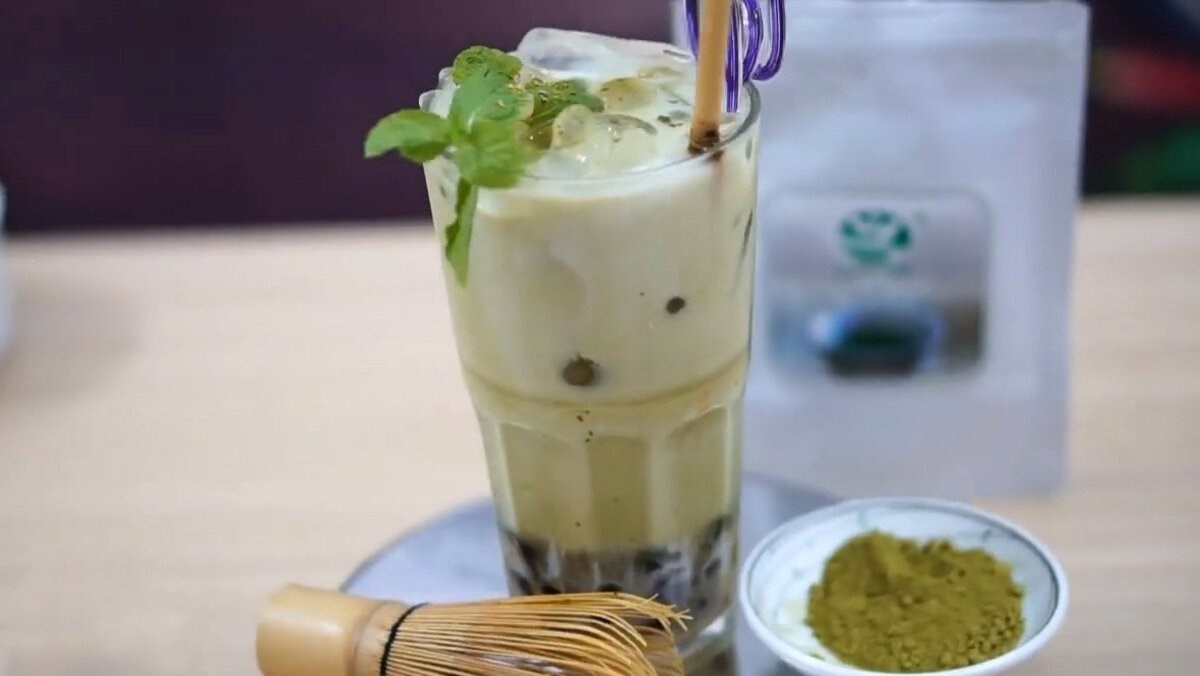 Matcha sữa dừa