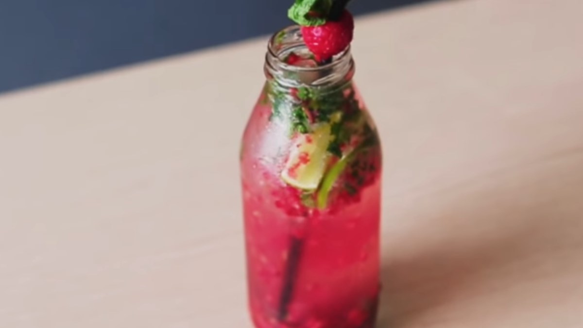 Mojito phúc bồn tử không cồn