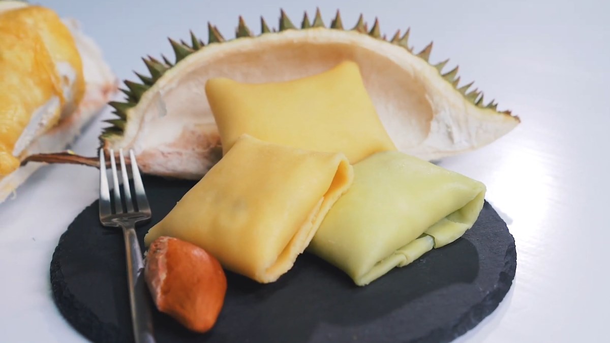 Bánh Crepe sầu riêng