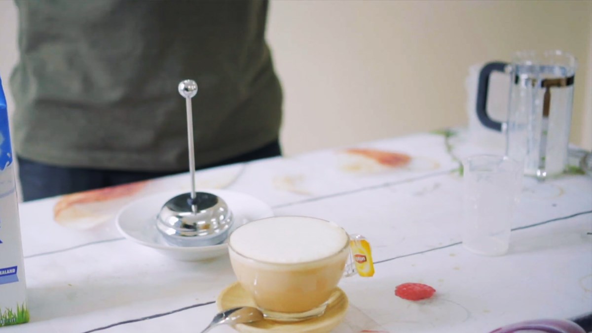 Trà lipton sữa nóng